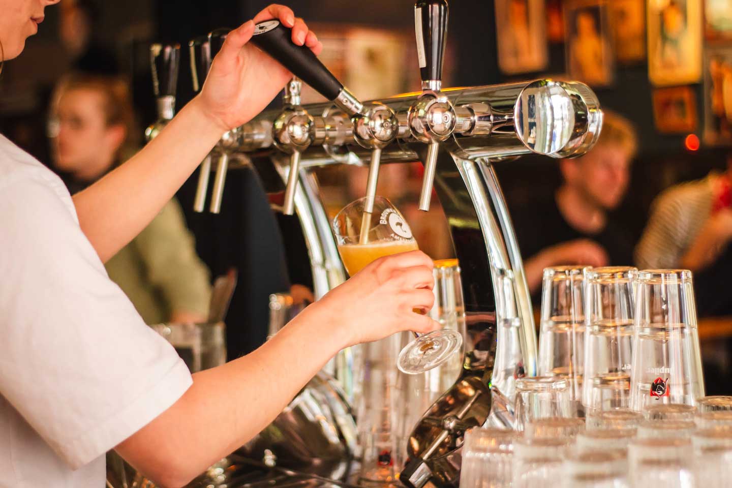 Servicio de cerveza de barril premium